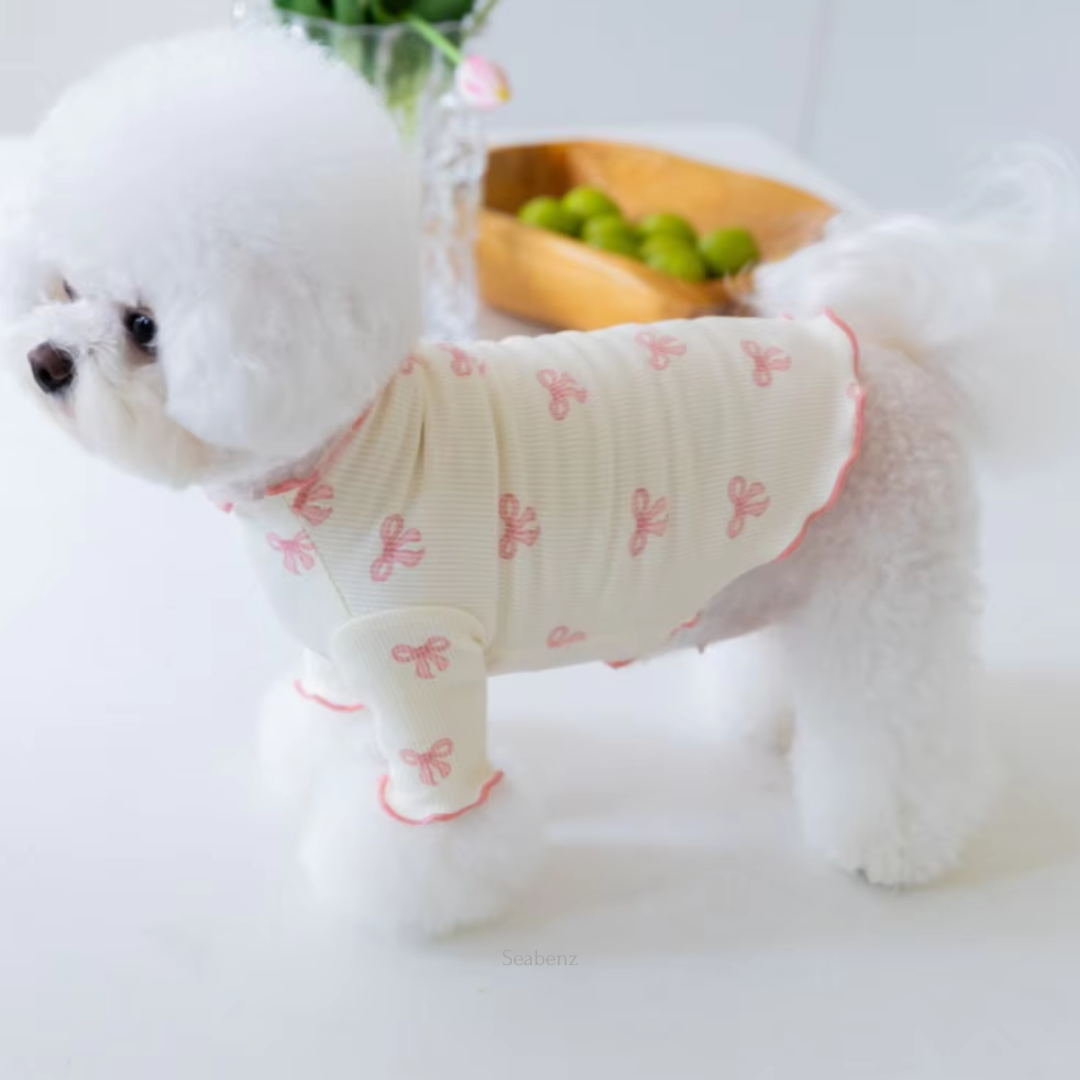 Ribbon Ruffle Snuggle Shirt