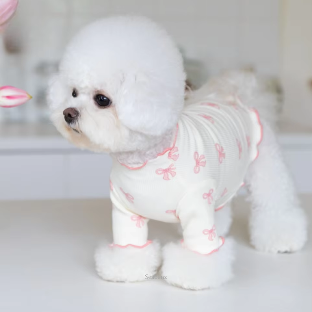 Ribbon Ruffle Snuggle Shirt