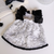 Midnight Bloom Chiffon Dress