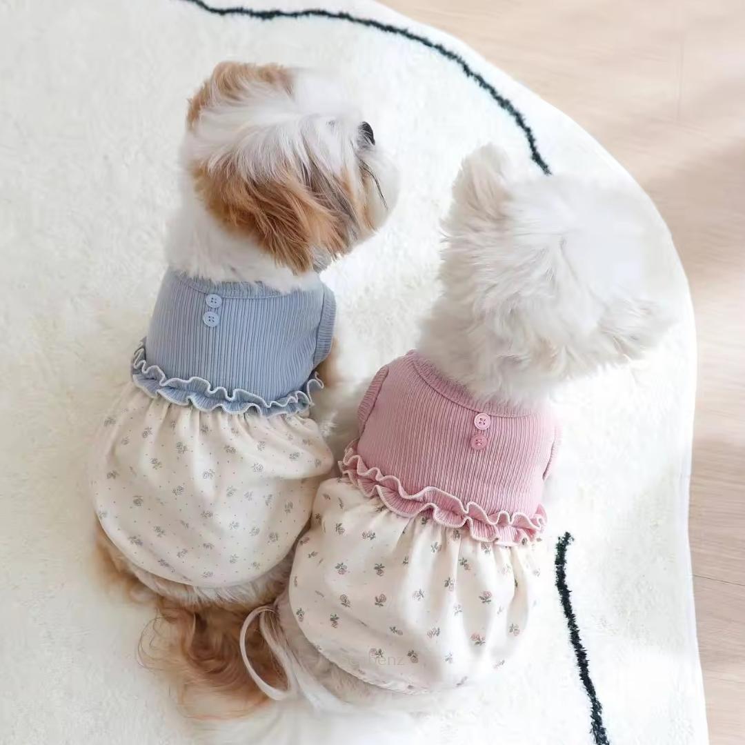 Floral Scarf Pet Clothing