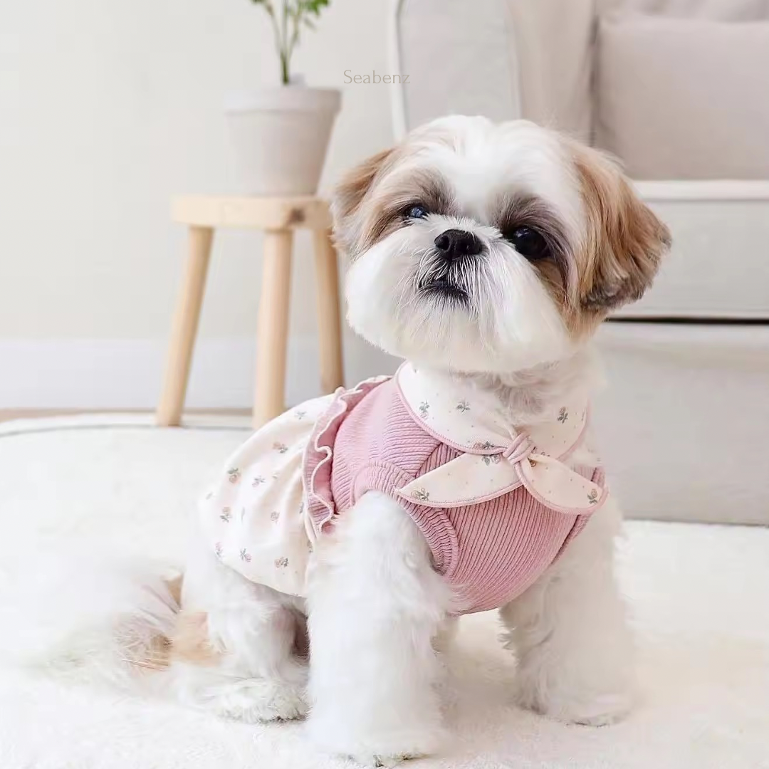 Floral Scarf Pet Clothing