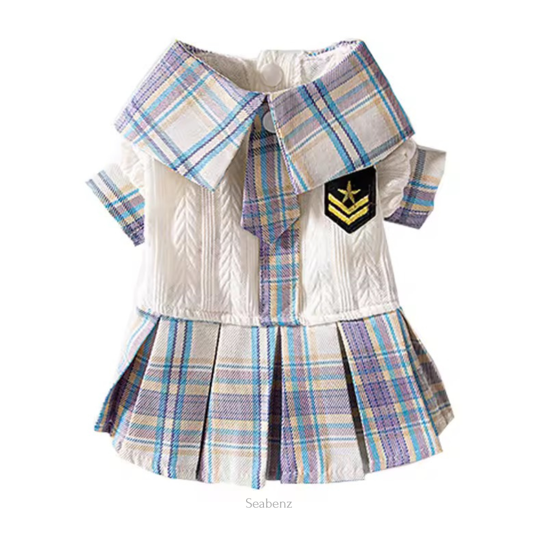 Bella Varsity Plaid Dress