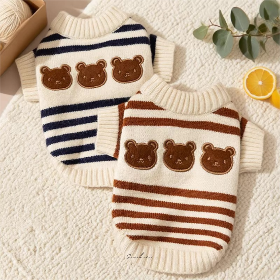 Teddy Trio Sweater