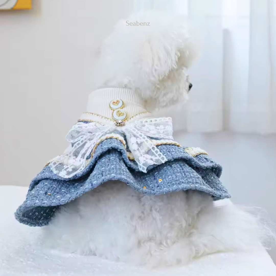 Elegant Winter Pet Dress